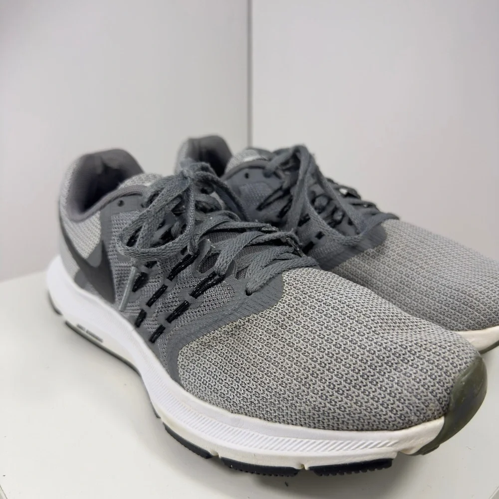 Nike Downshifter 7 Running Shoes Women's 8.5 Grey Black 909006-011 Mesh Low Tops